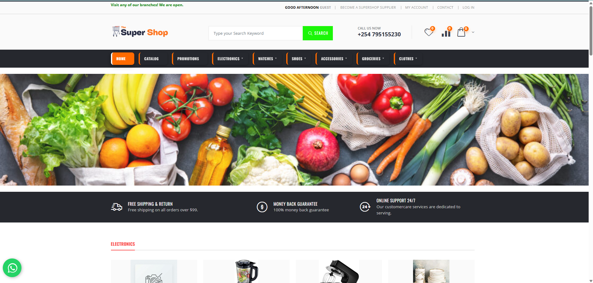 E-COMMERCE- SUPERSHOP